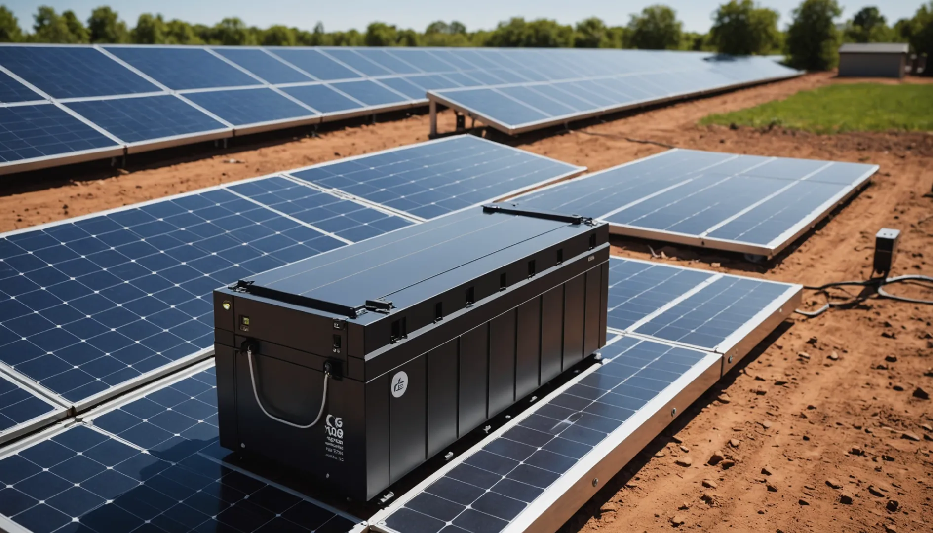 100Ah lithium battery in a solar energy system