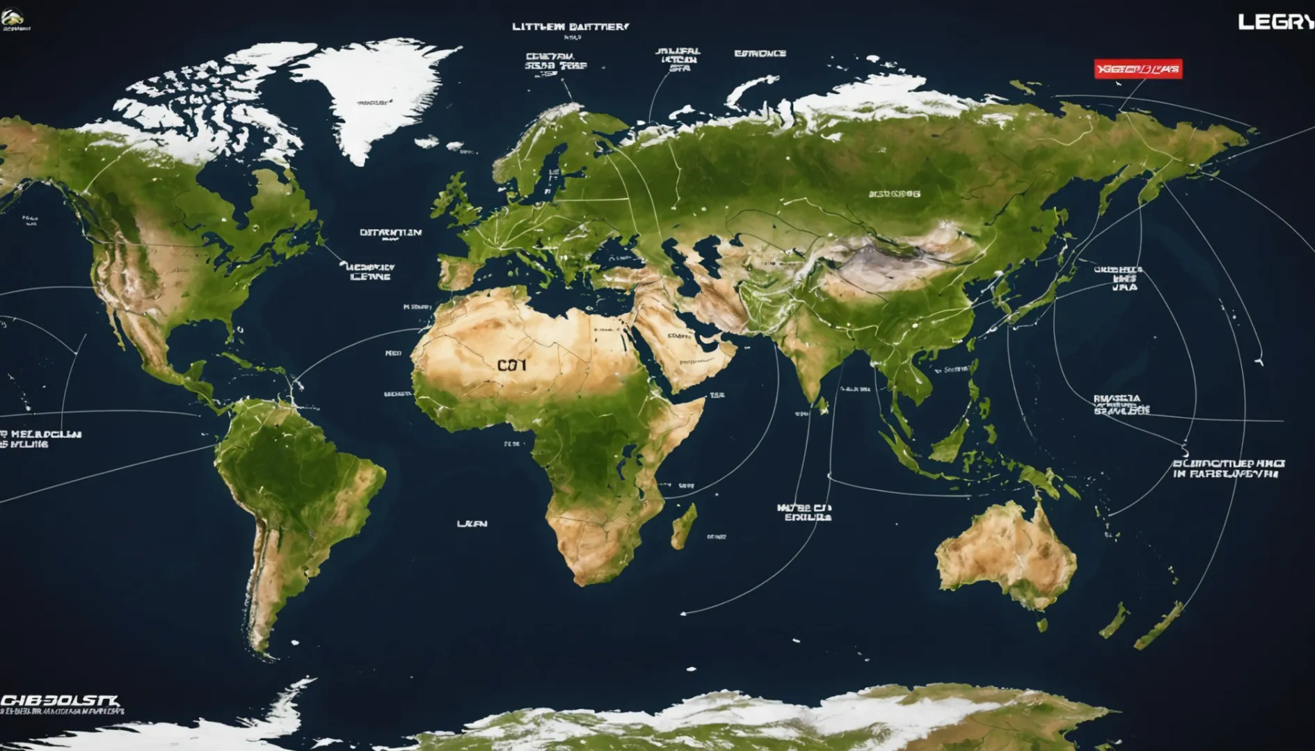 World map highlighting major lithium-ion battery manufacturing hubs