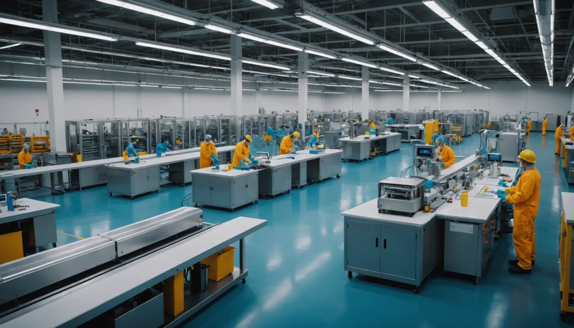 High-tech LiPo battery manufacturing facility