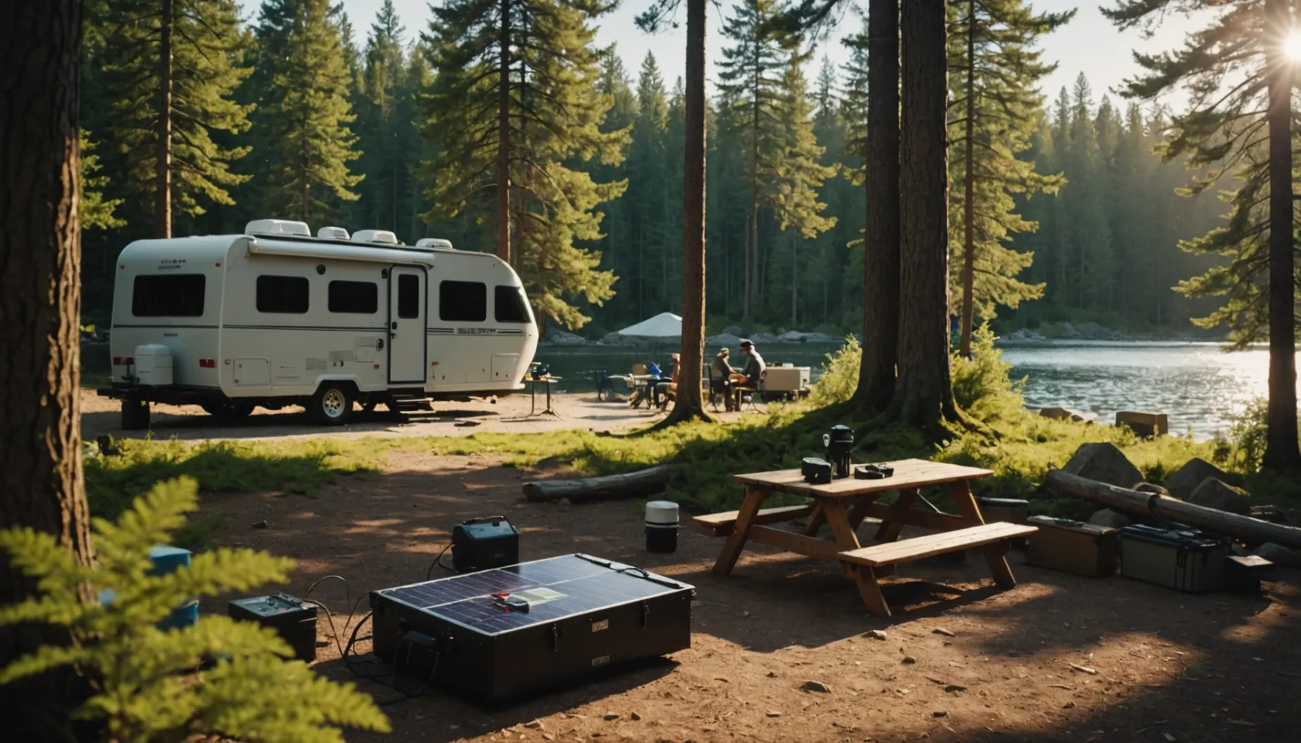 12V lithium-ion battery powering RV, boat, house, and campsite